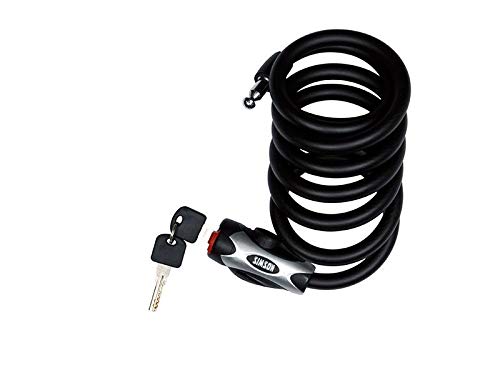 Simson Flexible Bicycle Cable Lock with Two Spare Keys from Bike Locks & Anti-Theft Devices at Velotavira