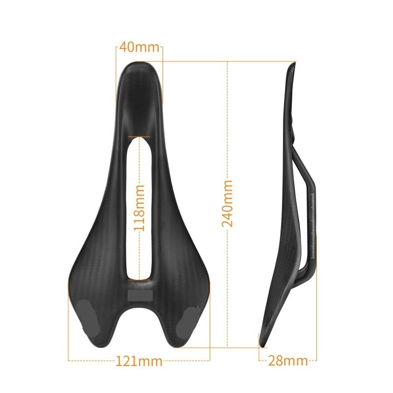 TYEMLM 54g Ultralight Full Carbon Fiber Road Bike Saddle