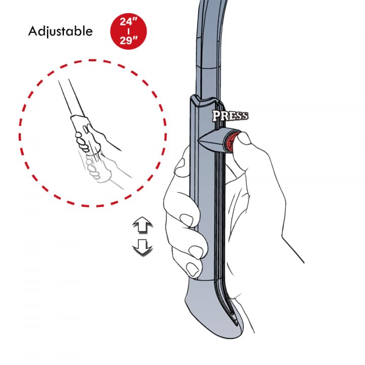 BV Adjustable Rear Bike Kickstand for 24–29 Inch Bicycles