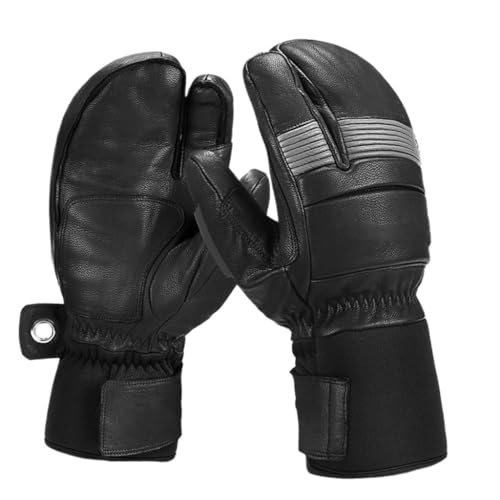 Thermal Mitten Bicycle Gloves Inner Waterproof Pocket Fist Protection Ski Motorcycle Skiing Gloves