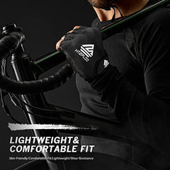 HTZPLOO Anti-Slip Padded Half-Finger Cycling Gloves