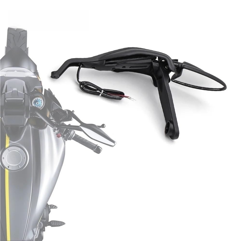 Motorcycle Brake Guard with Turn Signal & Mirror for Hypermotard