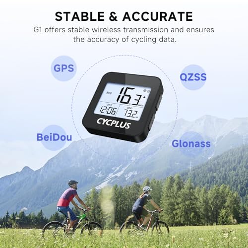 CYCPLUS G1 Wireless GPS Bike Computer with 2.0" Display