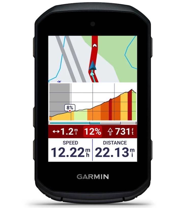 Garmin Edge 550 GPS Bike Computer with Case & Power Bank