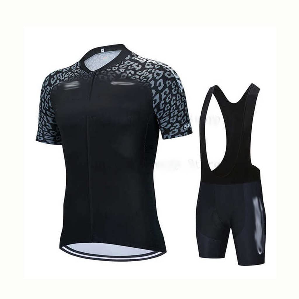HBJWOV Cycling Jersey Set Men Cycling Set Racing Bicycle Clothing Suit Breathable Mountain Bike Clothes Sportwears