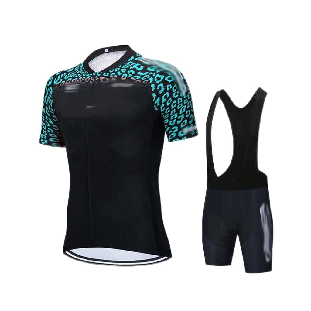 HBJWOV Cycling Jersey Set Men Cycling Set Racing Bicycle Clothing Suit Breathable Mountain Bike Clothes Sportwears