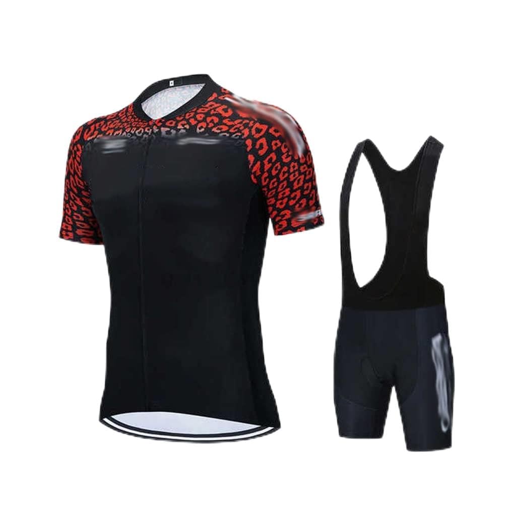 HBJWOV Cycling Jersey Set Men Cycling Set Racing Bicycle Clothing Suit Breathable Mountain Bike Clothes Sportwears