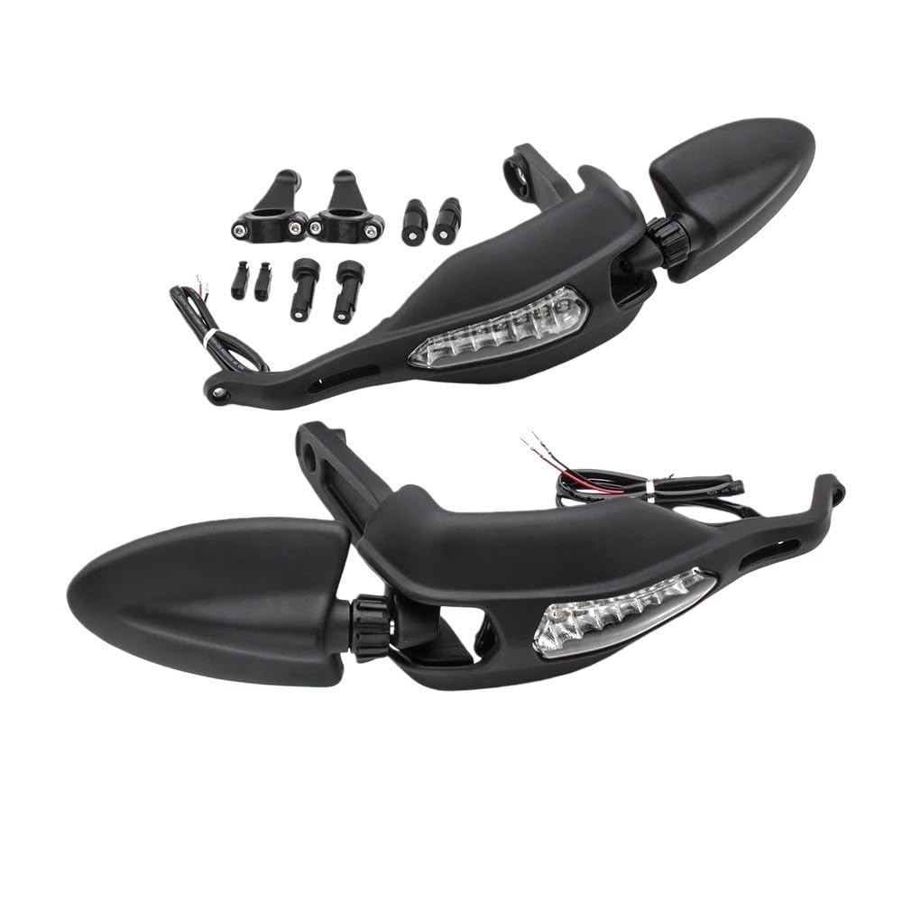 Motorcycle Brake Guard with Turn Signal & Mirror for Hypermotard
