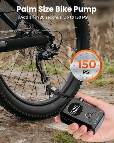 ETENWOLF S0 Mini Bicycle Pump with Pressure Gauge