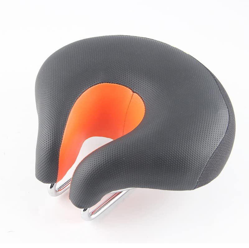 Ergonomic Noseless Bike Saddle with Breathable Cushion