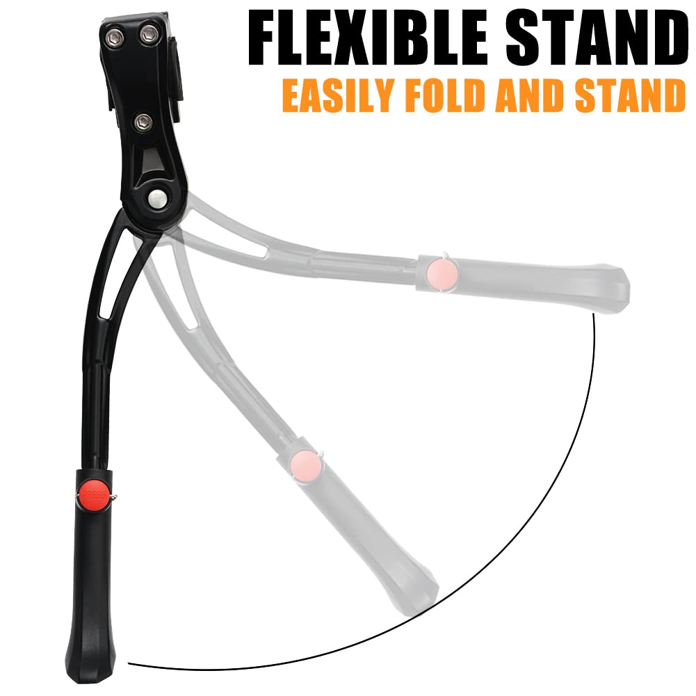 TOPCABIN Adjustable Aluminum Bike Kickstand for 22–28" Bikes