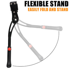 TOPCABIN Adjustable Aluminum Bike Kickstand for 22–28" Bikes