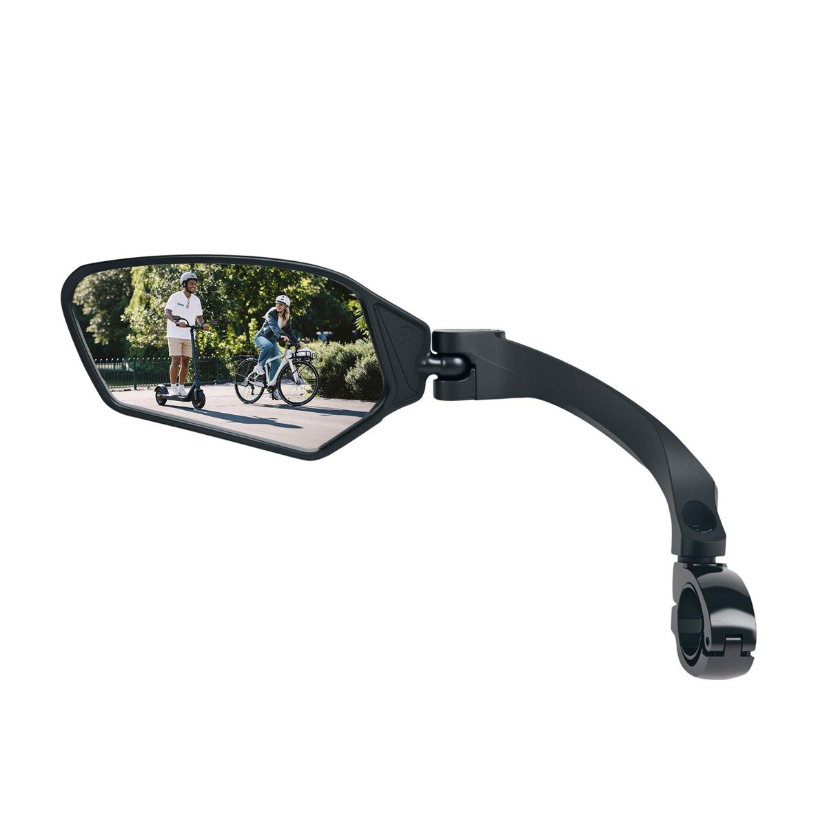 TXZSXS 360° Adjustable HD Convex Handlebar Bike Mirrors Pair
