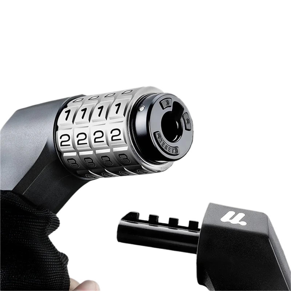 1pcs Bicycle Lock Thickened Lock 4 Digit Password Anti-Theft Motorcycle Scooter Bike Lock Bike Accessories