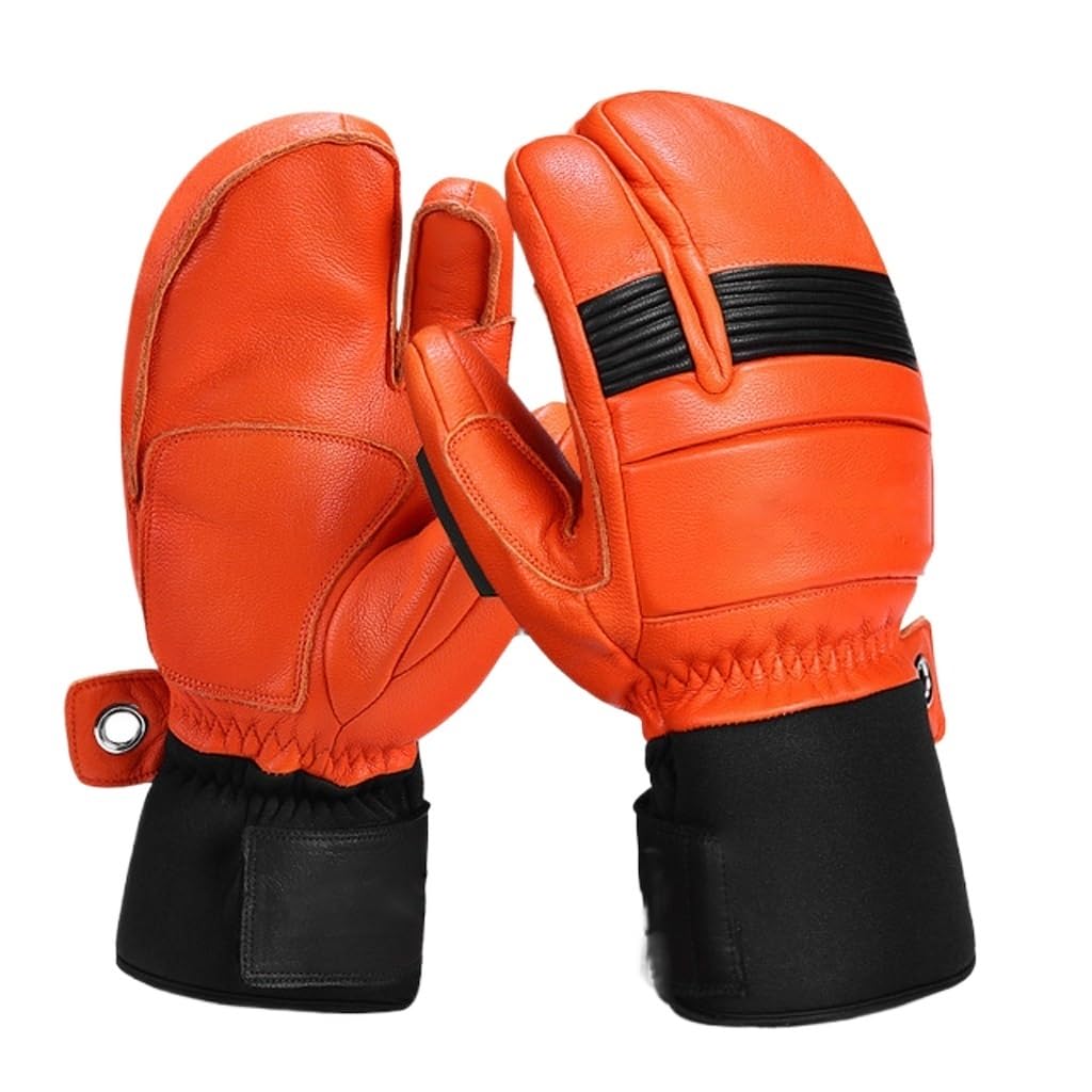 Thermal Mitten Bicycle Gloves Inner Waterproof Pocket Fist Protection Ski Motorcycle Skiing Gloves