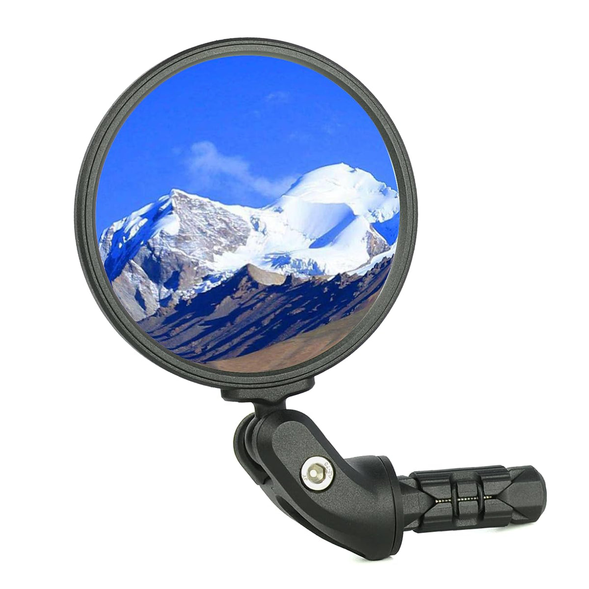 BriskMore HD Convex Glass Bar End Bicycle Rearview Mirror