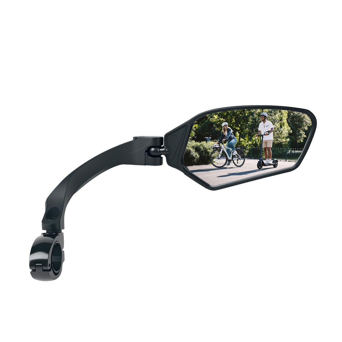 TXZSXS 360° Adjustable HD Convex Handlebar Bike Mirrors Pair