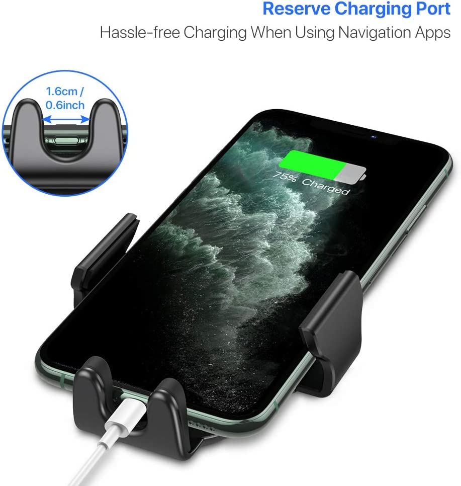 Miracase Universal Air Vent Car Phone Mount with Metal Hook