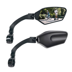 TXZSXS 360° Adjustable HD Convex Handlebar Bike Mirrors Pair