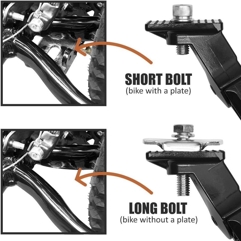 BV Adjustable Rear Bike Kickstand for 24–29 Inch Bicycles