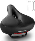 ROCKBROS Wide Soft Cushioned Bike Seat for Road & Peloton Bikes