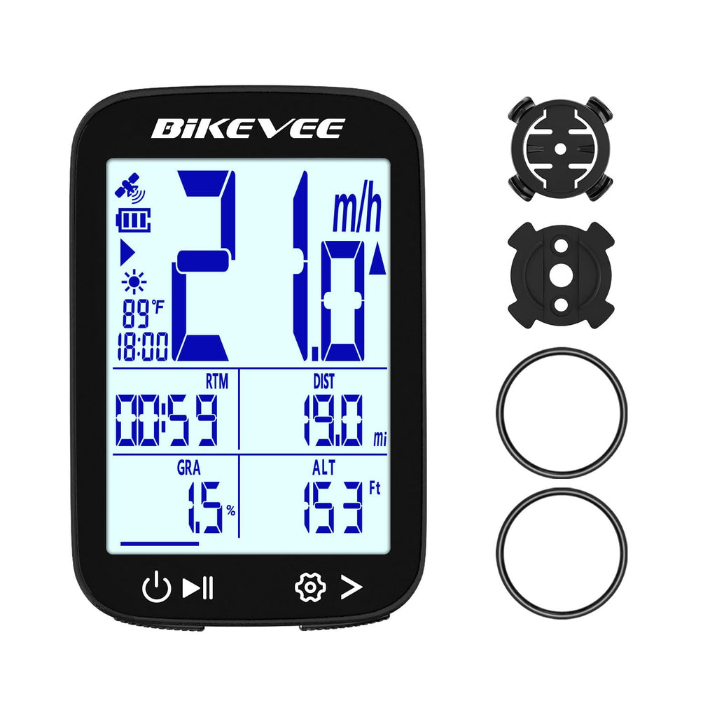 Bikevee GPS Bike Computer with 2.4" Display & IPX7 Rating