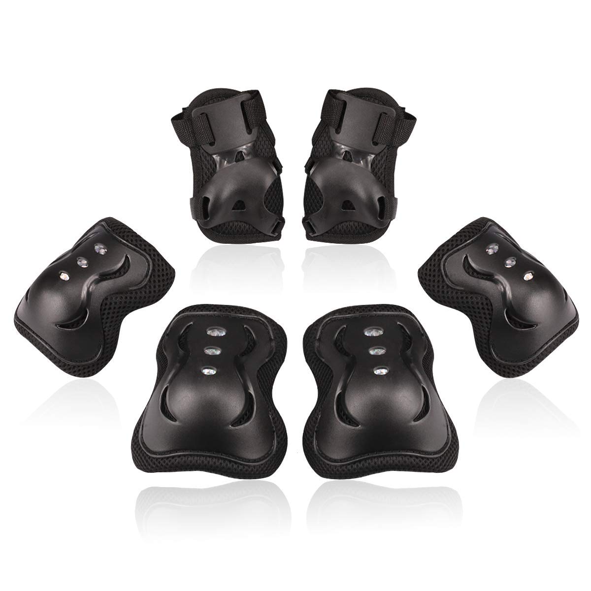 Kids/Youth Knee Pad Elbow Pads Guards Protective Gear Set for Roller Skates Cycling BMX Bike Skateboard Inline Skatings Scooter Riding Sports