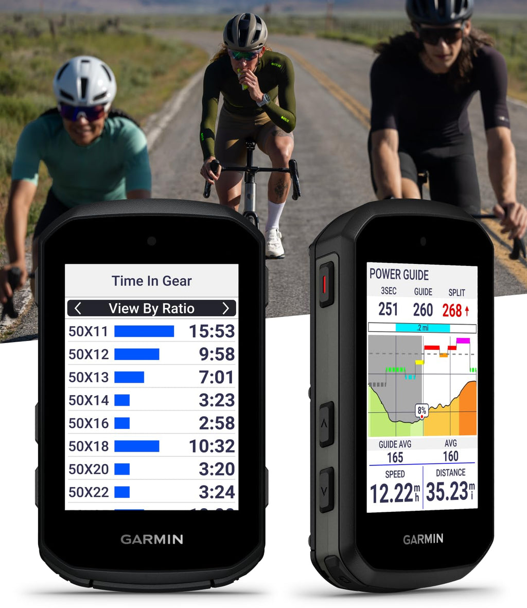 Garmin Edge 550 GPS Bike Computer with Case & Power Bank