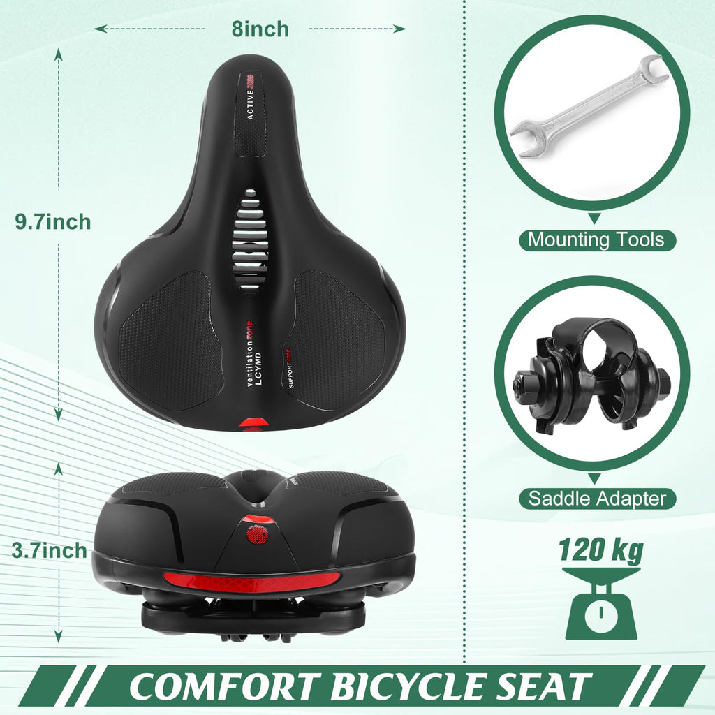 Comfortable Replacement Bicycle Seat Saddle for Men & Women