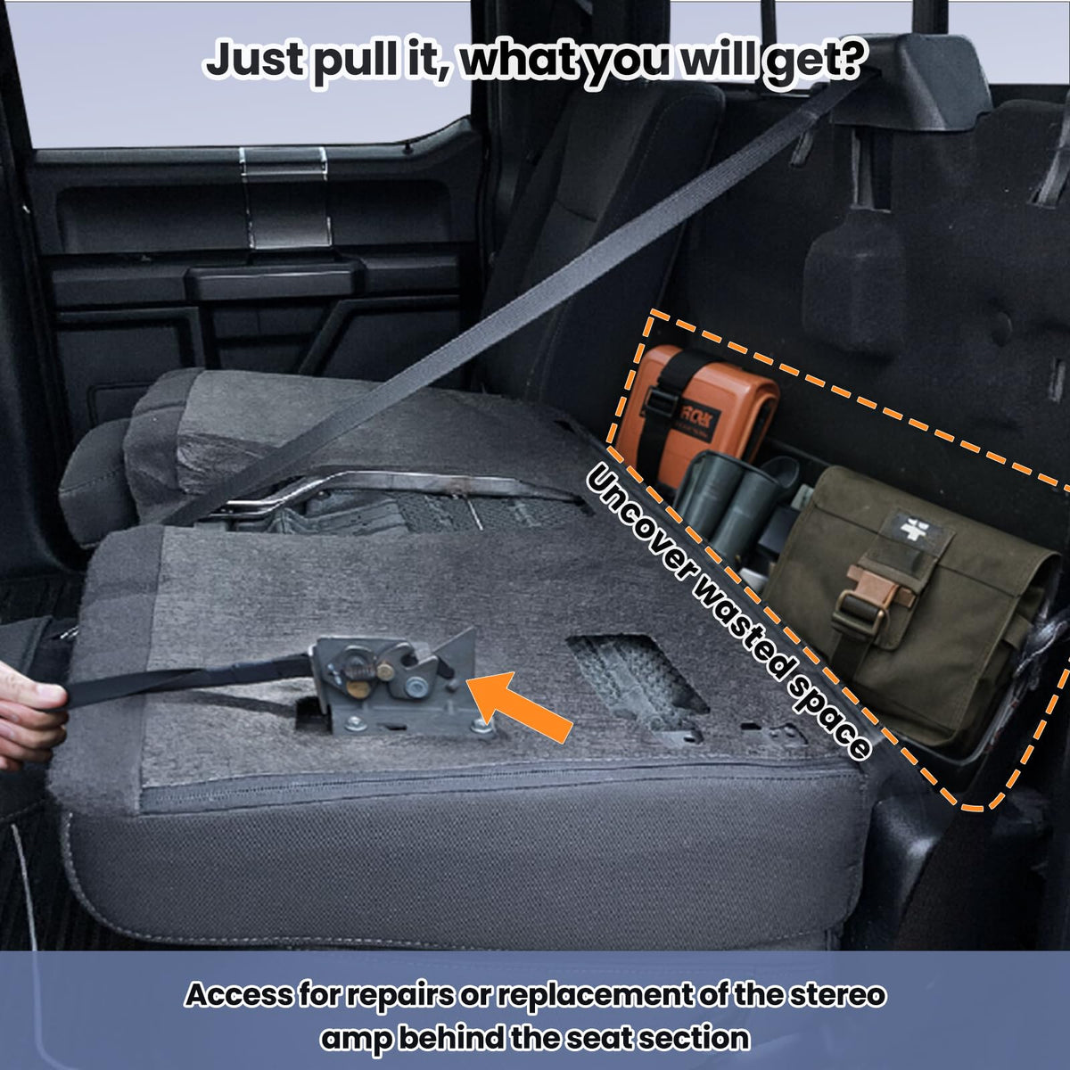 Kaishengyuan Rear Seat Quick Release Kit for Ford F-Series