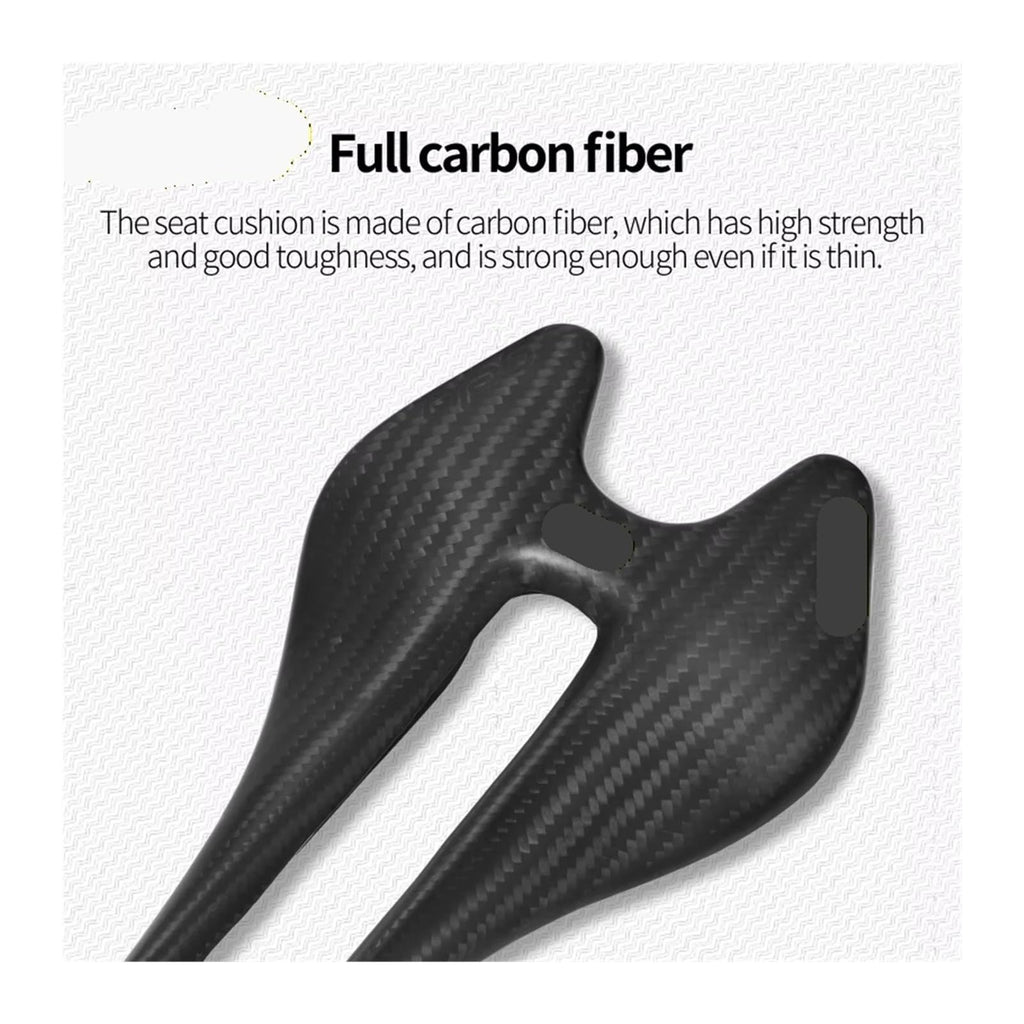TYEMLM 54g Ultralight Full Carbon Fiber Road Bike Saddle