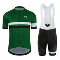 Coconut Ropamo CR Men's Cycling Jersey Set Road Bike Jersey Zipper Pocket Short Sleeves Cycling Kits Bib Shorts 3D Padded