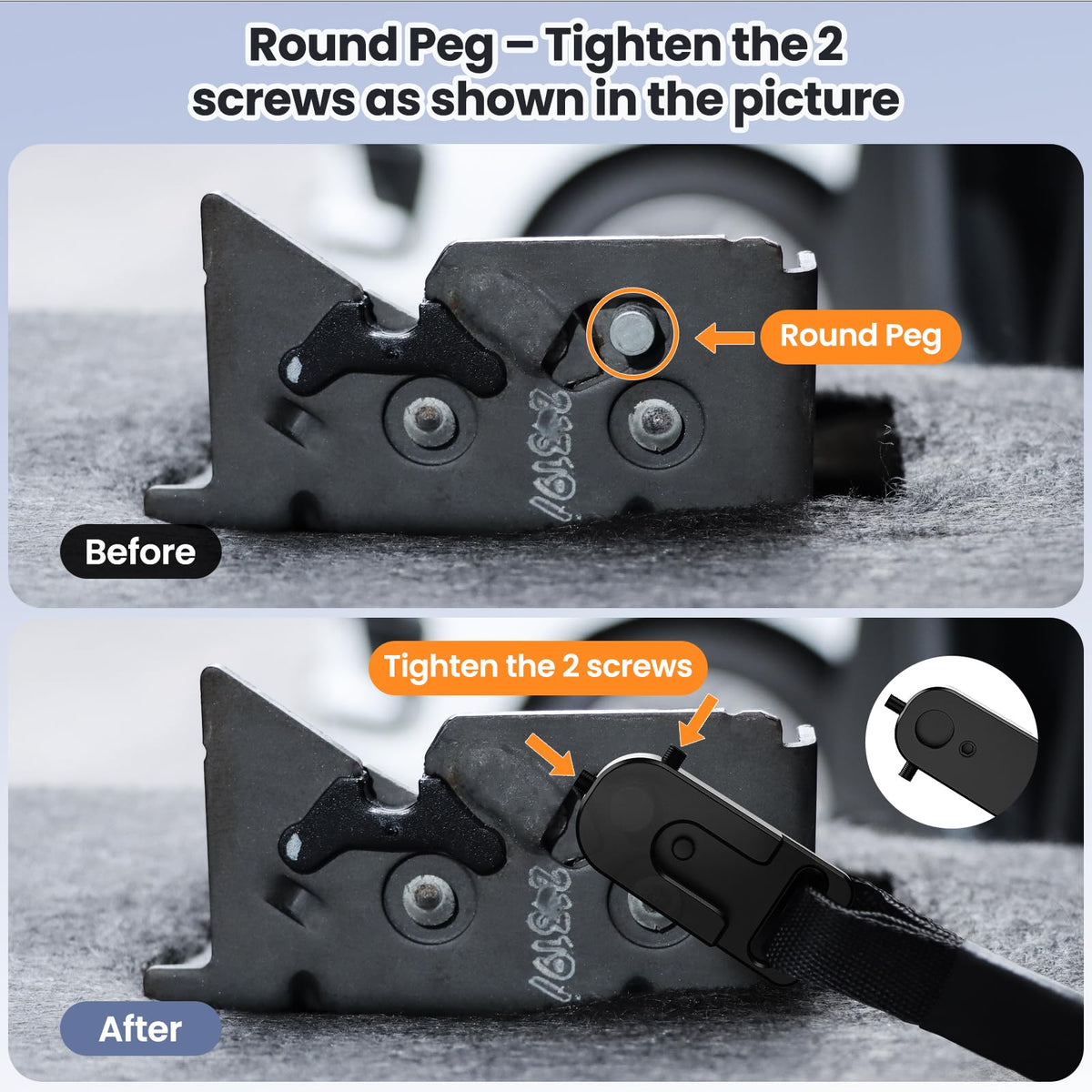 Kaishengyuan Rear Seat Quick Release Kit for Ford F-Series