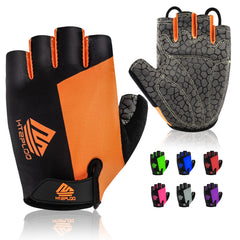 HTZPLOO Anti-Slip Padded Half-Finger Cycling Gloves