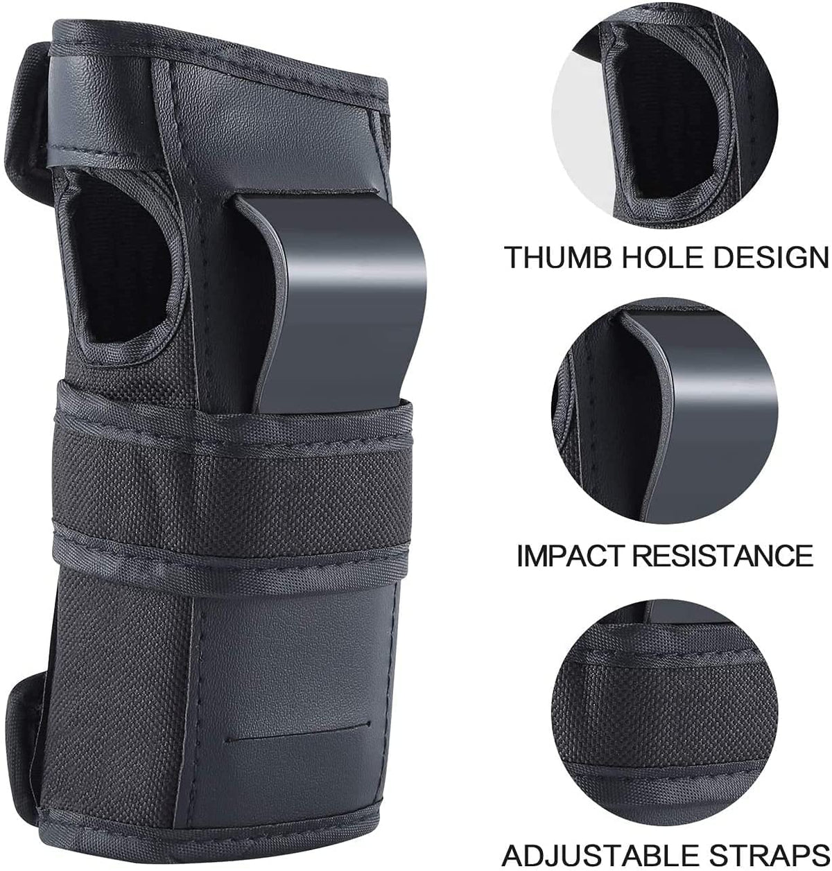 Banzk 6-in-1 Knee, Elbow & Wrist Protective Gear Set