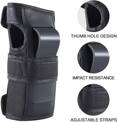 Banzk 6-in-1 Knee, Elbow & Wrist Protective Gear Set