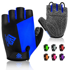 HTZPLOO Anti-Slip Padded Half-Finger Cycling Gloves