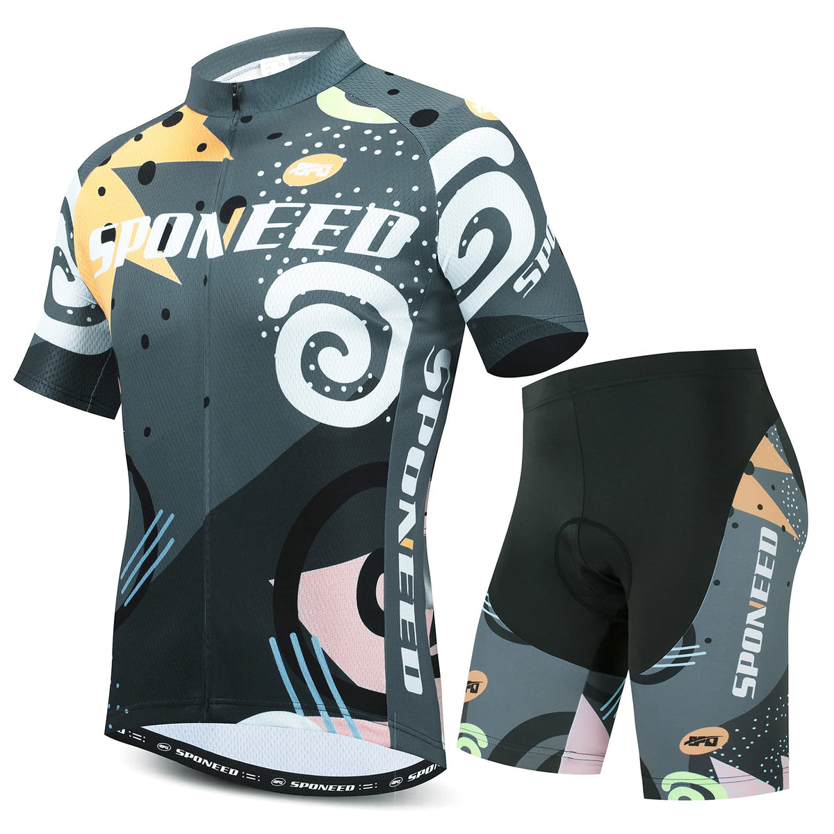 sponeed Bike Jersey Compression Shorts Sets Ride Clothing Gear