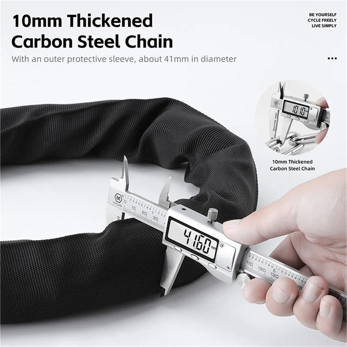 1pcs Bicycle Lock Thickened Lock 4 Digit Password Anti-Theft Motorcycle Scooter Bike Lock Bike Accessories