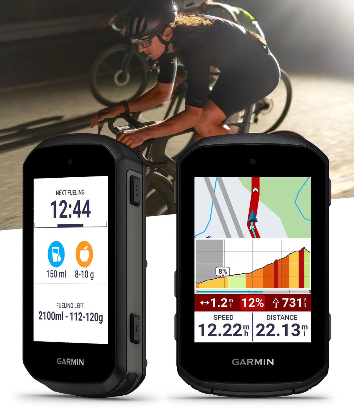 Garmin Edge 550 GPS Bike Computer with Case & Power Bank