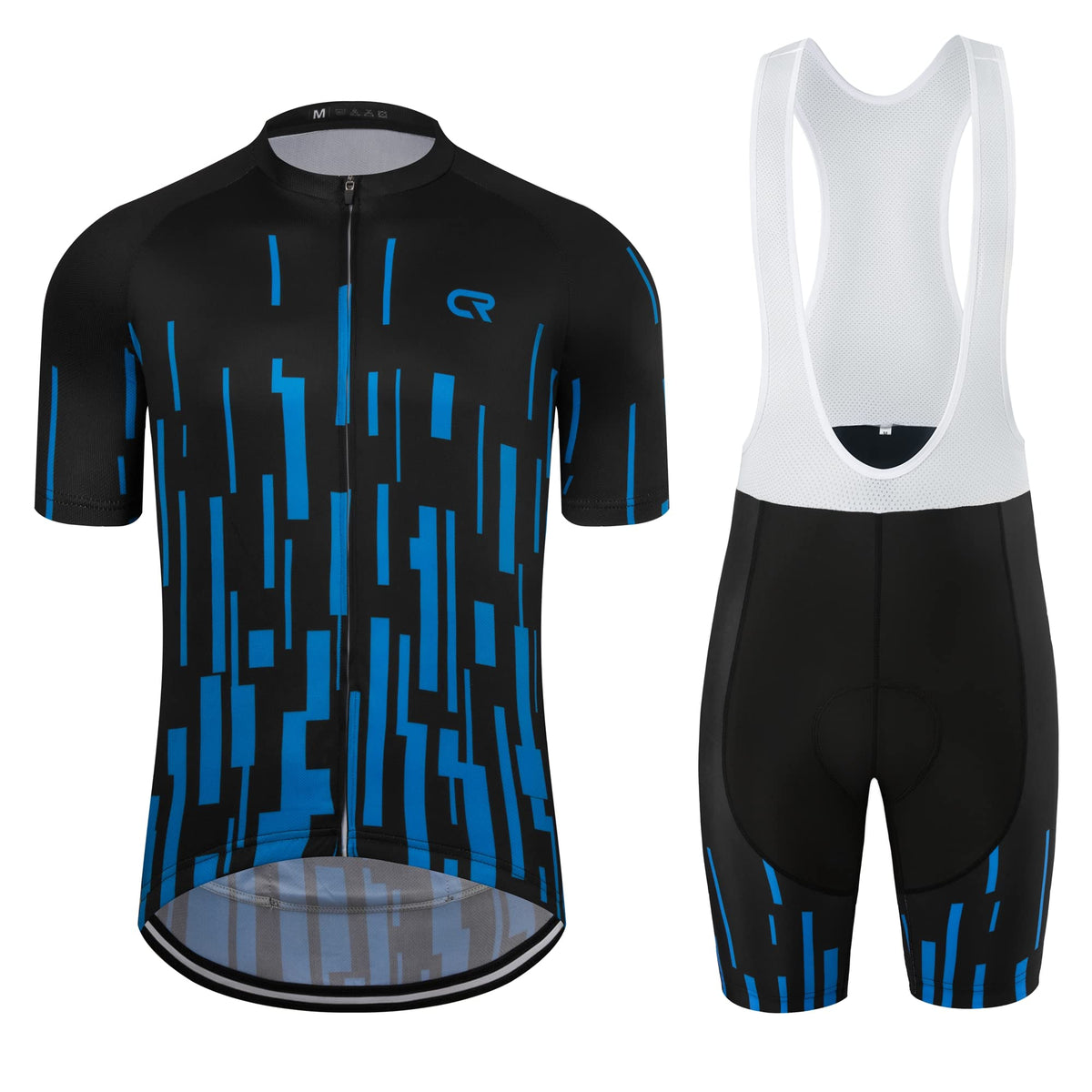 Coconut Ropamo CR Men's Cycling Jersey Set Road Bike Jersey Zipper Pocket Short Sleeves Cycling Kits Bib Shorts 3D Padded