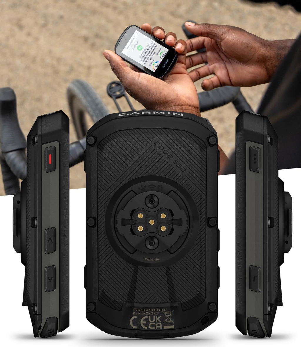 Garmin Edge 550 GPS Bike Computer with Case & Power Bank