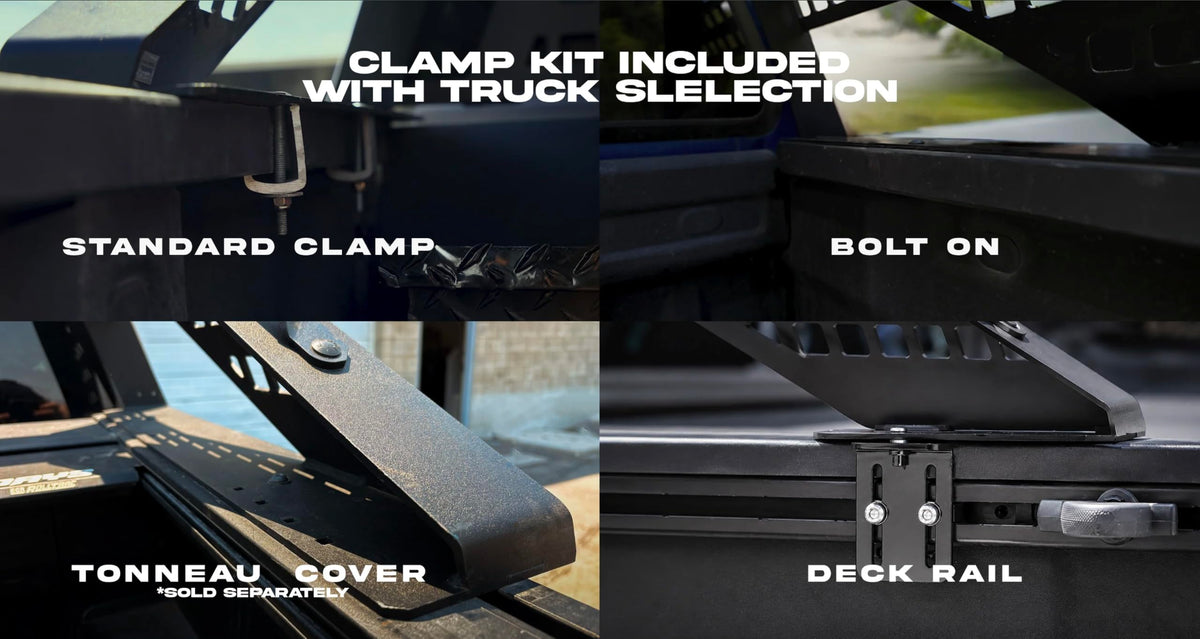 Big Days No-Drill Truck Bed Bike Rack for 4 Bikes