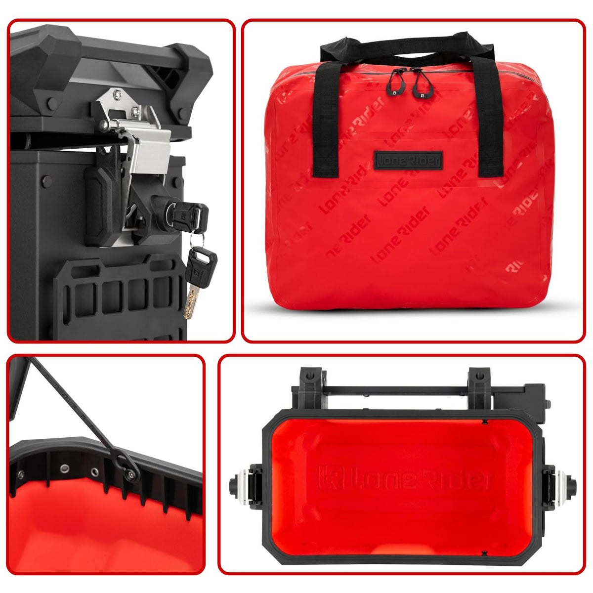 Lone Rider Motorcycle Pannier Box