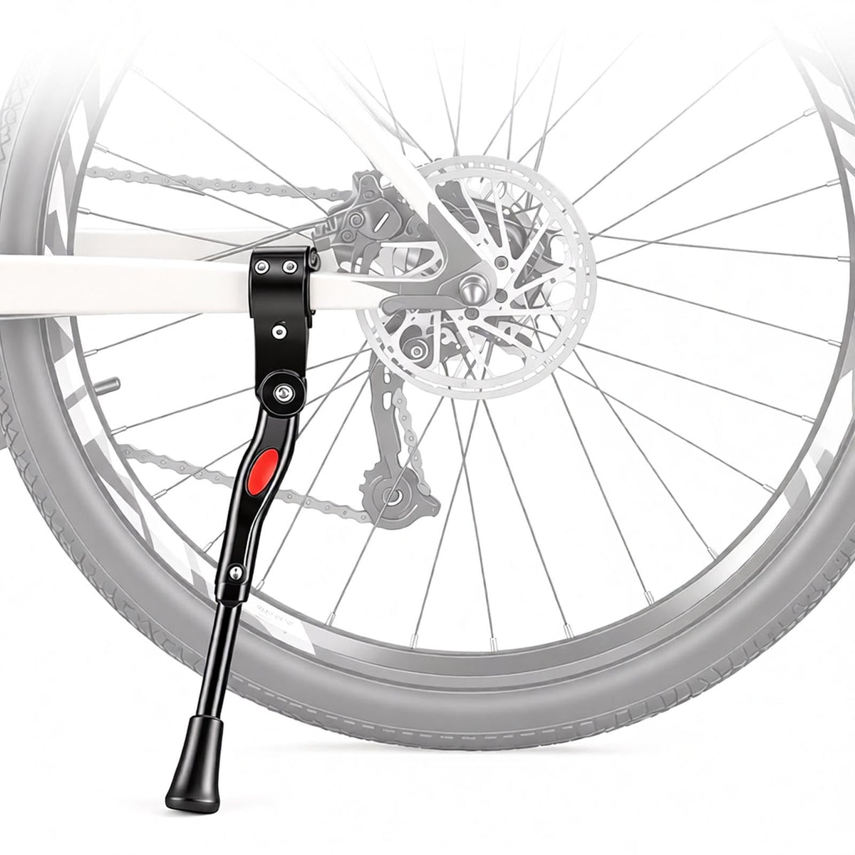 Psmriec Adjustable Aluminum Bike Kickstand for 22–28" Bikes