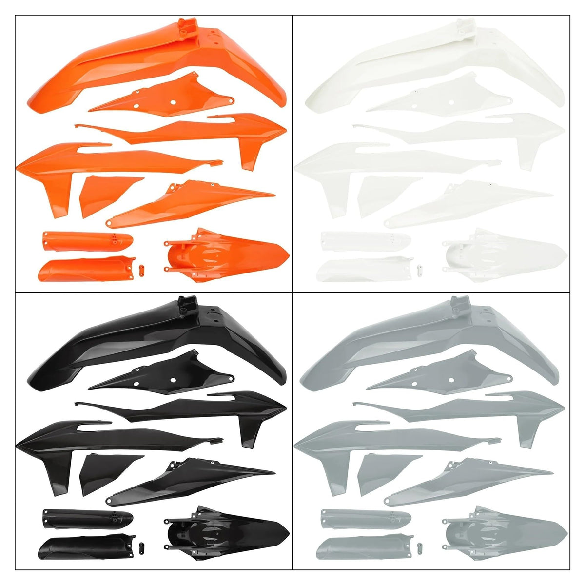 Front & Rear Fender Protection Kit for EXC EXCF XC SXF Bikes