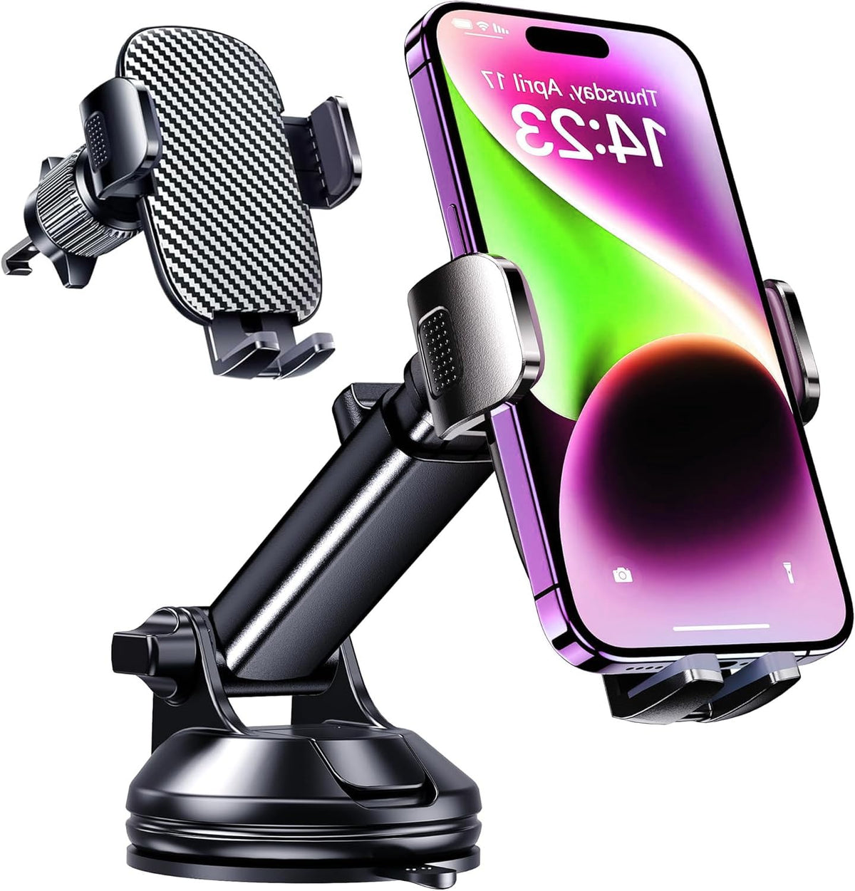 Qifutan Universal Car Phone Holder and Mount Bracket