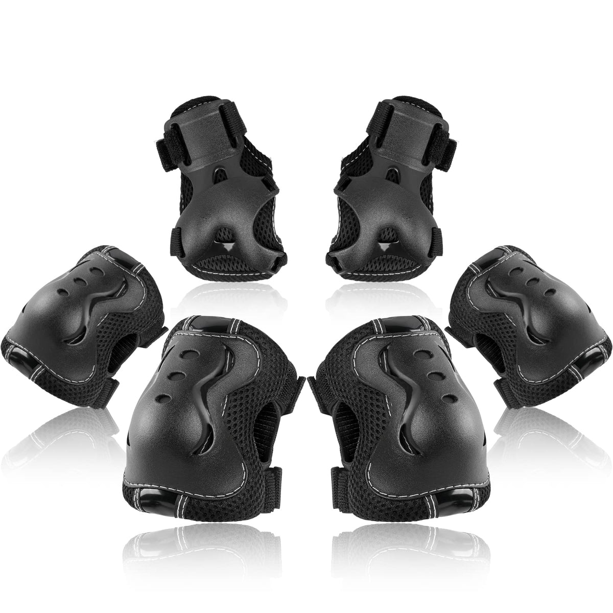 Kids/Youth Knee Pad Elbow Pads Guards Protective Gear Set for Roller Skates Cycling BMX Bike Skateboard Inline Skatings Scooter Riding Sports