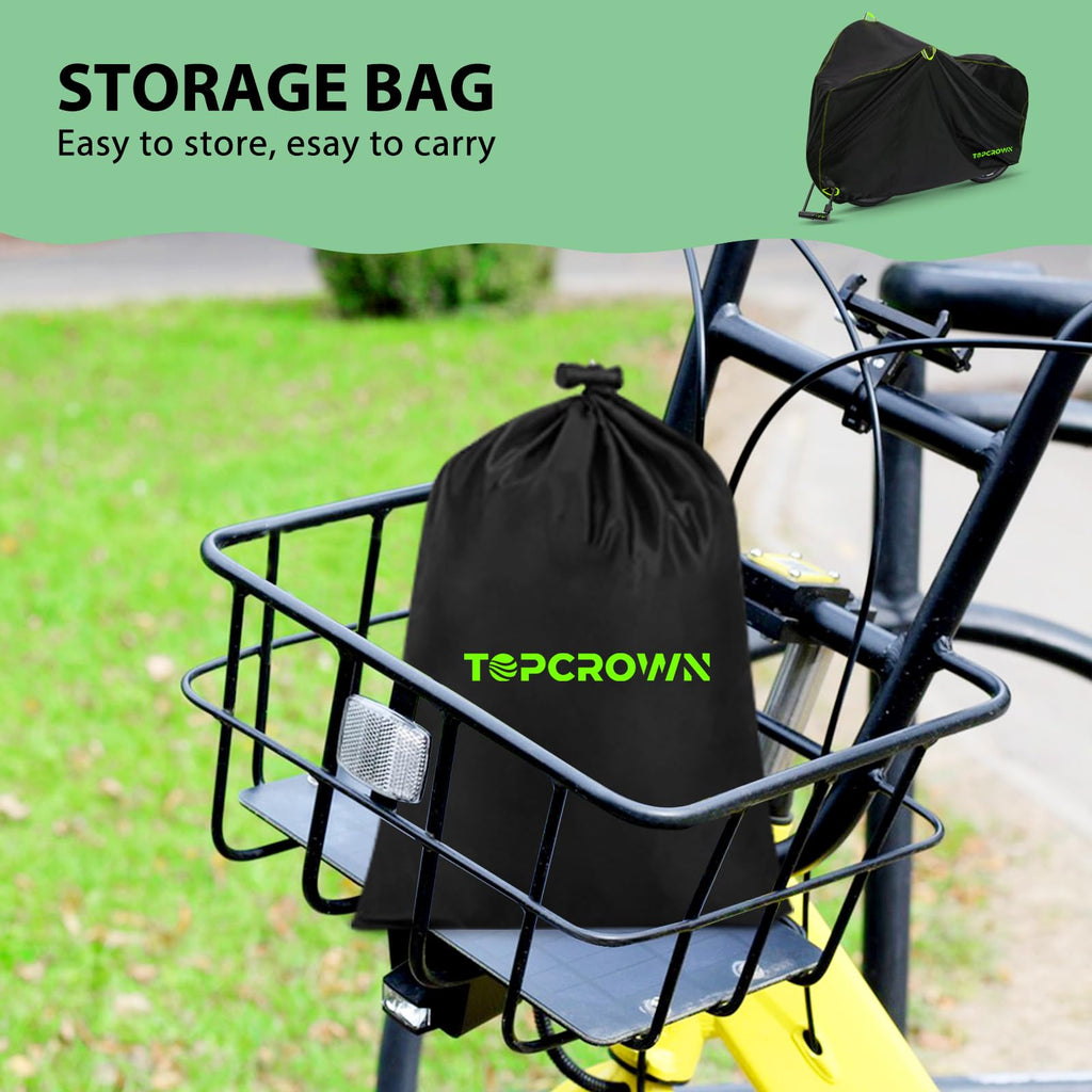 Topcrown Waterproof Outdoor Bike Cover for 1–3 Bicycles