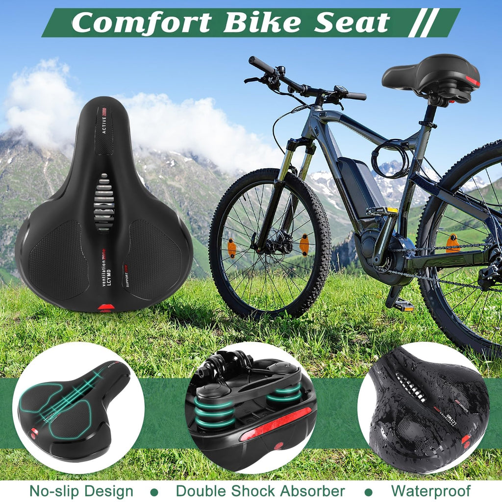 Comfortable Replacement Bicycle Seat Saddle for Men & Women